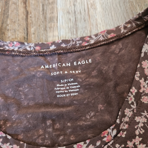 American Eagle Soft & Sexy Floral Print Tank - Picture 4 of 5